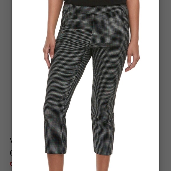 elle pull on capri mid rise